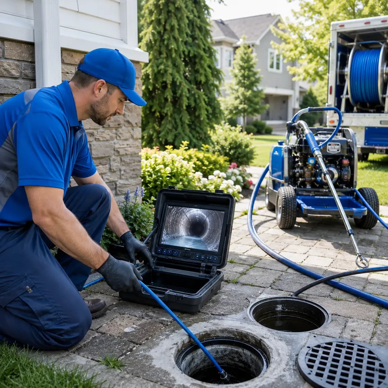 Outdoor drain cleaning professionals serving Iron River, WI